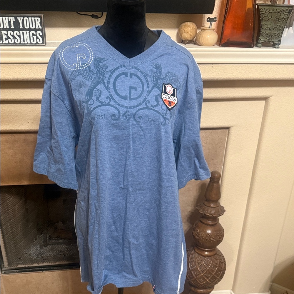 COOGI Blue Short Sleeve Men's Tee